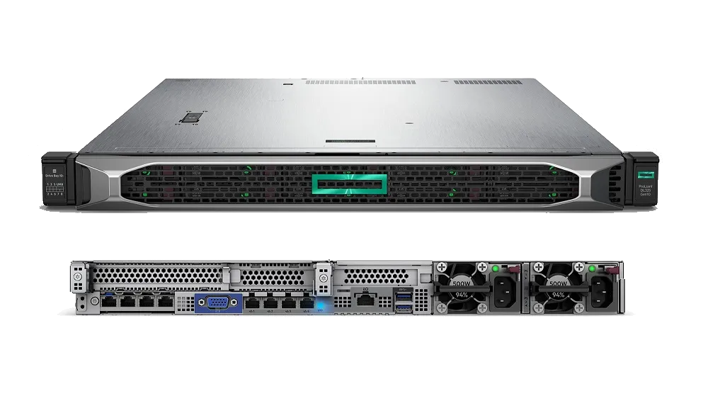 Установка/Настройка RAID-массива, SCSI контроллера HP HPE ProLiant DL325 Gen10 (1U)